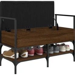 vidaXL Zapatero madera de ingeniería marrón roble 85,5x42x57,5cm Marr&oacute;n roble Best