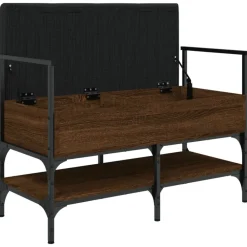 vidaXL Zapatero madera de ingeniería marrón roble 85,5x42x57,5cm Marr&oacute;n roble Best