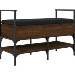 vidaXL Zapatero madera de ingeniería marrón roble 85,5x42x57,5cm Marr&oacute;n roble Best