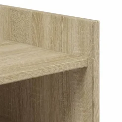 vidaXL Zapatero madera ingeniería 74,5x37,5x100 cm Roble Sonoma Clearance