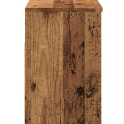 vidaXL Productos Del Hogar-Zapatero madera ingeniería madera envejecida 60x30x45 cm