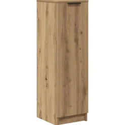 vidaXL Zapatero madera ingeniería 29,5x35x100,5cm Roble artisan