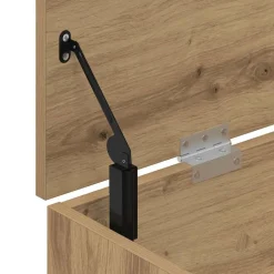 vidaXL Zapatero madera ingeniería 102x30,5x45 cm Roble artisan Discount