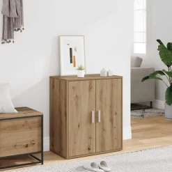 vidaXL Productos Del Hogar-Zapatero madera ingeniería 60x35x70 cm