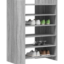 vidaXL Productos Del Hogar-Zapatero madera ingeniería 74,5x37,5x100 cm