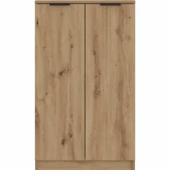 vidaXL Productos Del Hogar|Armarios Y Almacenamiento-Zapatero madera ingeniería roble artisian 59x35x100,5 cm