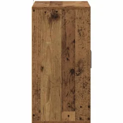 vidaXL Zapatero madera ingeniería madera envejecida 60x35x70 cm Madera antigua