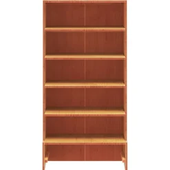 vidaXL Productos Del Hogar-Zapatero madera maciza de pino marrón cera 52x30x104 cm