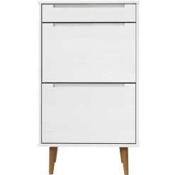 vidaXL Productos Del Hogar-Zapatero MOLDE madera maciza de pino 59,5x35x103 cm