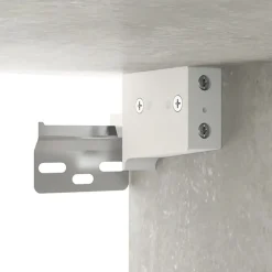 vidaXL Productos Del Hogar-Zapatero pared contrachapada gris hormigón 70x35x38 cm