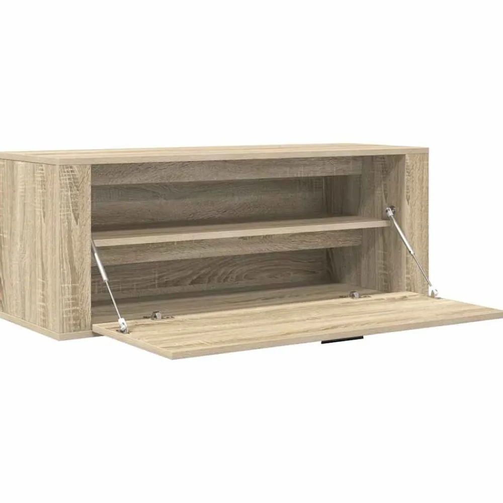 vidaXL Productos Del Hogar-Zapatero pared contrachapada 100x35x38 cm