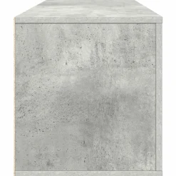 vidaXL Productos Del Hogar-Zapatero pared contrachapada gris hormigón 100x35x38 cm