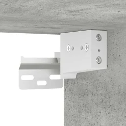 vidaXL Productos Del Hogar-Zapatero pared contrachapada gris hormigón 100x35x38 cm