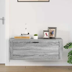 vidaXL Productos Del Hogar-Zapatero pared contrachapada 100x35x38 cm