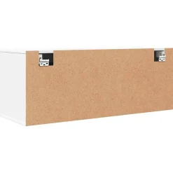 vidaXL Zapatero pared madera contrachapada 100x35x38 cm Blanco New