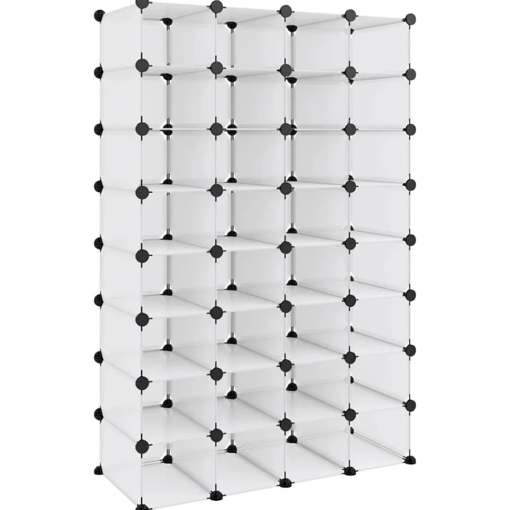 vidaXL Productos Del Hogar-Zapatero PP 93x36,5x140 cm