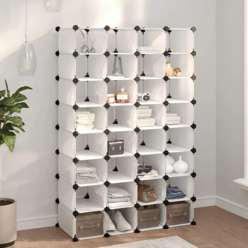 vidaXL Productos Del Hogar-Zapatero PP 93x36,5x140 cm