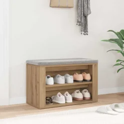 vidaXL Productos Del Hogar-Zapatero 75 x 35 x 45 cm Madera contrachapada