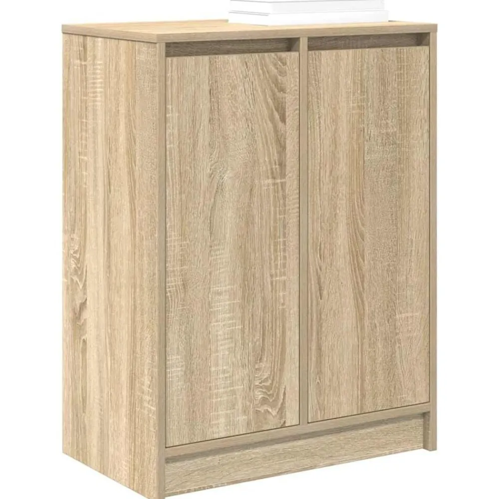 vidaXL Productos Del Hogar-Zapatero 57x34x76 cm Madera de ingeniería