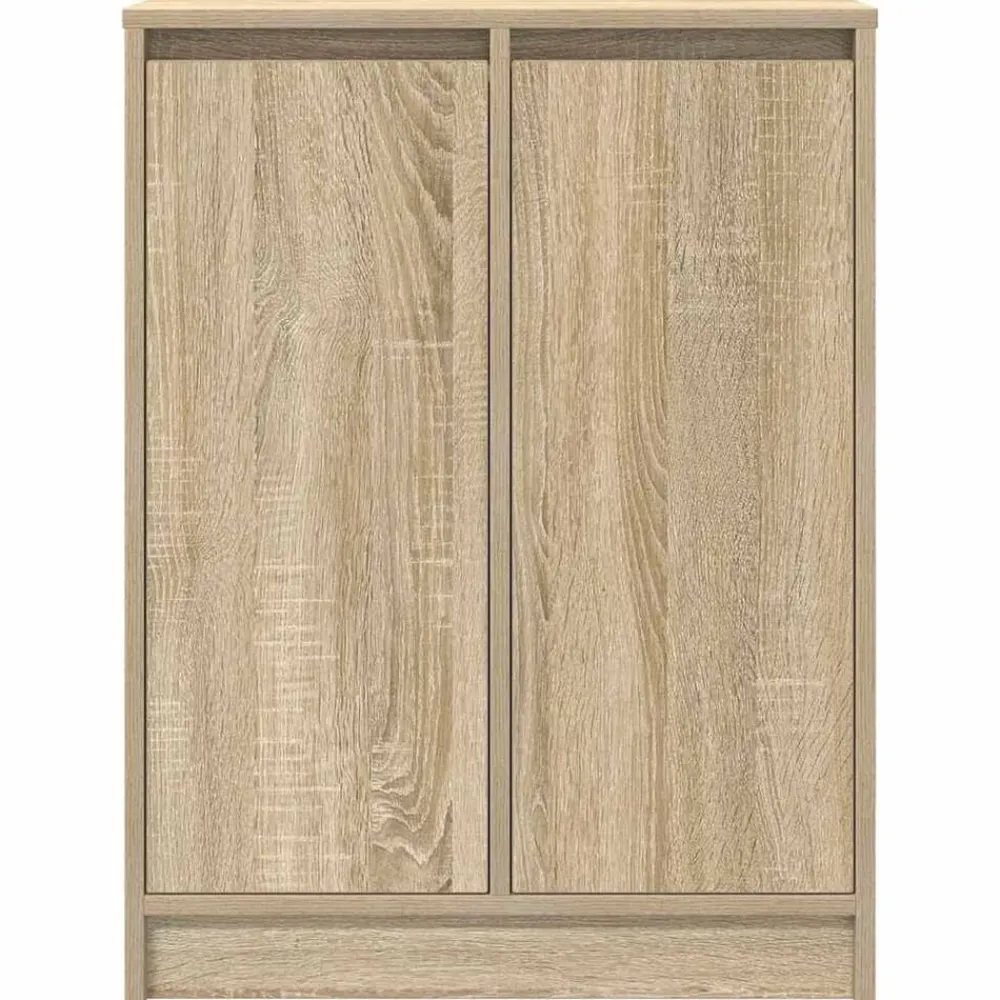 vidaXL Productos Del Hogar-Zapatero 57x34x76 cm Madera de ingeniería