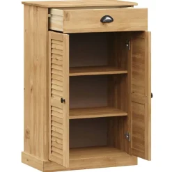 vidaXL Productos Del Hogar-Zapatero VIGO madera maciza de pino 60x35x96 cm