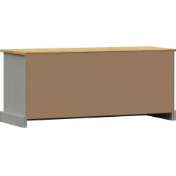 vidaXL Bancos-Zapatero VIGO madera maciza de pino 106x35x45 cm
