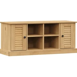 vidaXL Bancos-Zapatero VIGO madera maciza de pino 106x35x45 cm