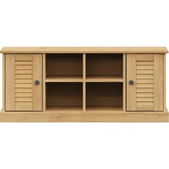 vidaXL Bancos-Zapatero VIGO madera maciza de pino 106x35x45 cm