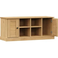 vidaXL Bancos-Zapatero VIGO madera maciza de pino 106x35x45 cm