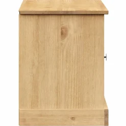 vidaXL Bancos-Zapatero VIGO madera maciza de pino 106x35x45 cm
