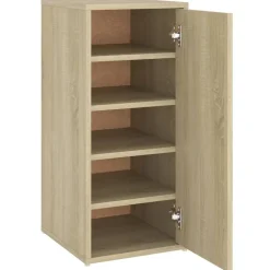 vidaXL Zapateros 2 uds contrachapado 32x35x70 cm Roble Sonoma Outlet