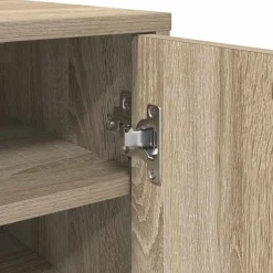 vidaXL Zapateros 2 uds contrachapado 32x35x70 cm Roble Sonoma Outlet