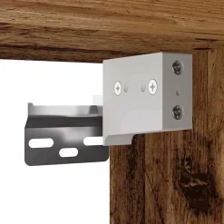 vidaXL Productos Del Hogar-Zapateros 2 uds madera ingeniería envejecida 32x35x70cm