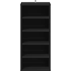 vidaXL Zapateros 2 uds madera contrachapada 31,5x35x70cm Negro Discount