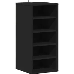 vidaXL Zapateros 2 uds madera contrachapada 31,5x35x70cm Negro Discount