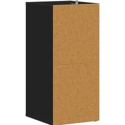 vidaXL Zapateros 2 uds madera contrachapada 31,5x35x70cm Negro Discount