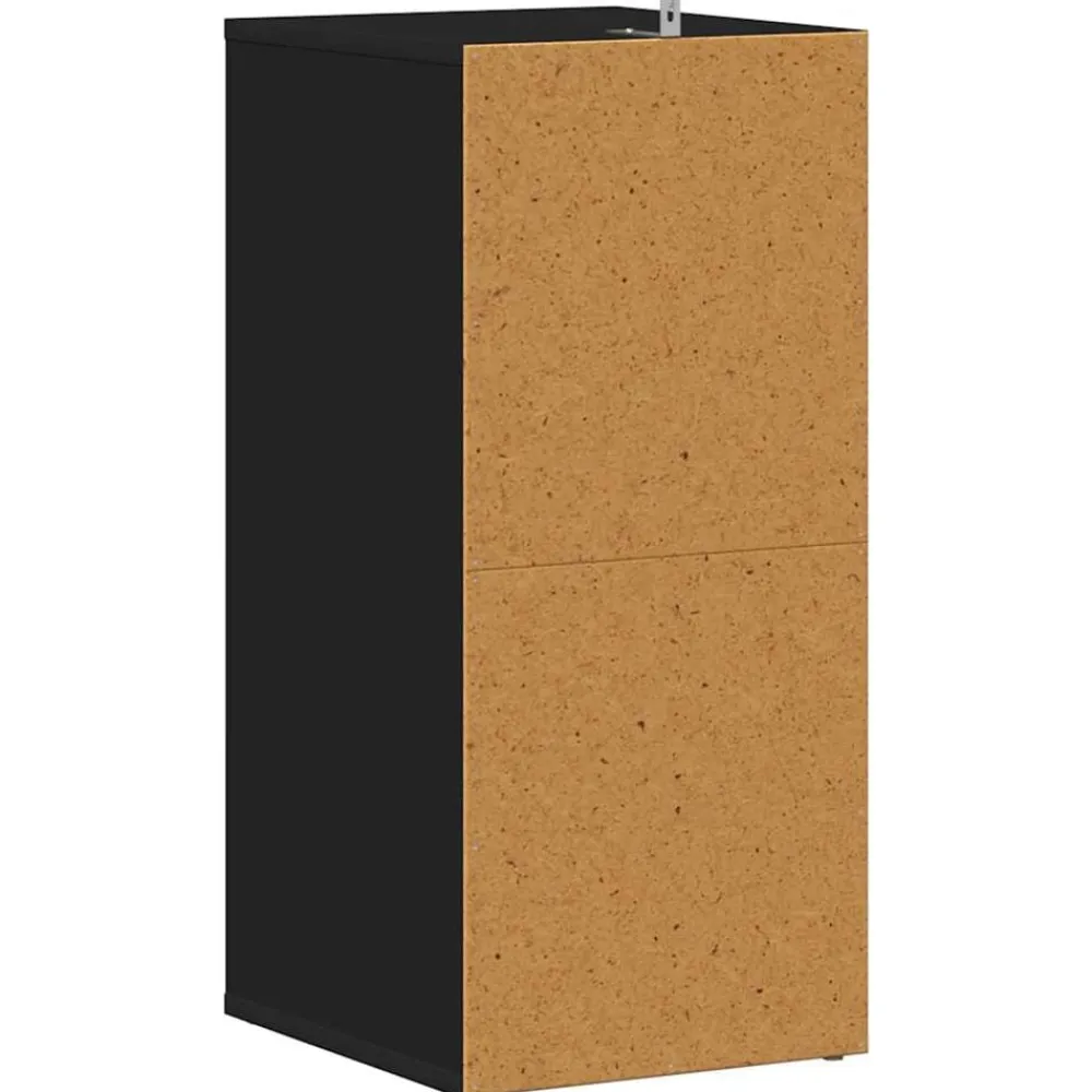 vidaXL Zapateros 2 uds madera contrachapada 31,5x35x70cm Negro Discount