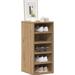 vidaXL Zapateros 2 uds madera 32x35x70 cm Roble artisan Hot