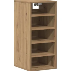 vidaXL Zapateros 2 uds madera 32x35x70 cm Roble artisan Hot