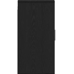 vidaXL Zapateros 2 uds 32x35x70 cm madera de ingeniería Roble negro Clearance