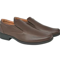 vidaXL Ropa Y Accesorios-Zapatos Marrón 41 Cuero artificial